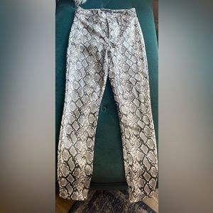 COPY - Kendall & Kylie snake skyscraper pants